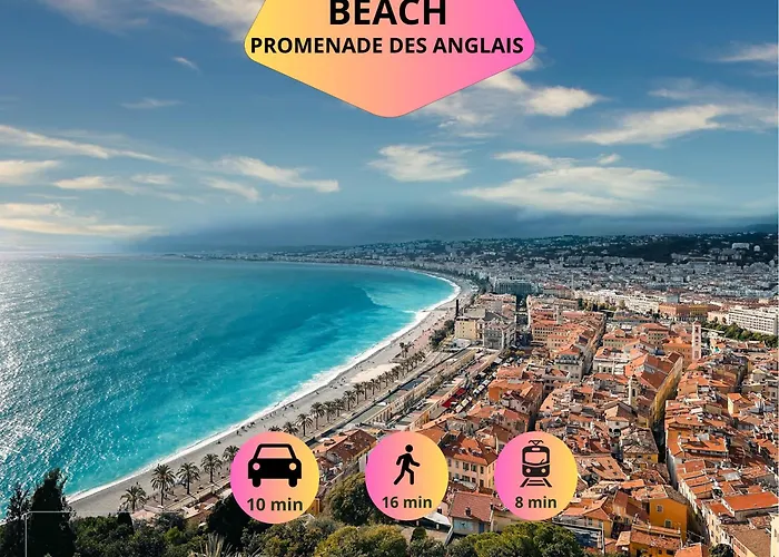 Le Grand Jean - Pres Gare Et Tram - Supermarches - Wifi - 3 Person شقة نيس